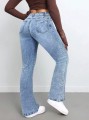 Niebieskie jeansowe dzwony (XL)