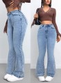 Niebieskie jeansowe dzwony (XL)