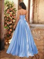 Niebieska suknia maxi (L)