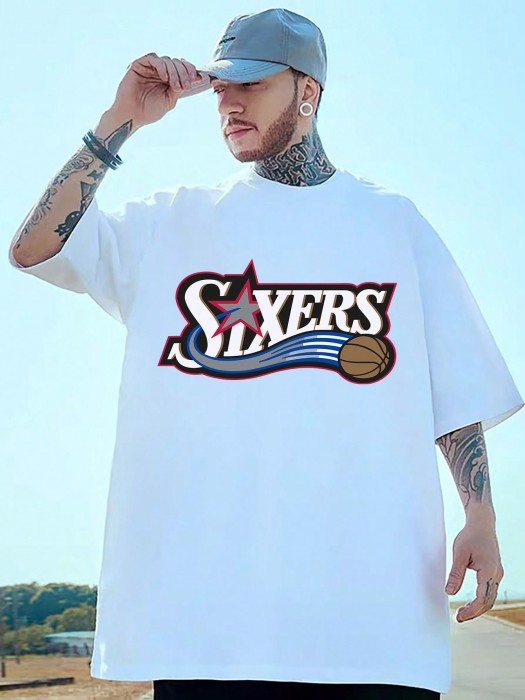 Biała koszulka nadruk (3XL)