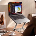 Metalowy stojak pod laptopa