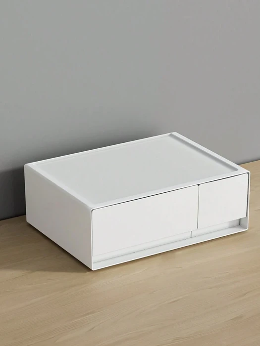 Biały organizer modułowy