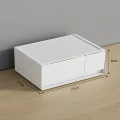 Biały organizer modułowy