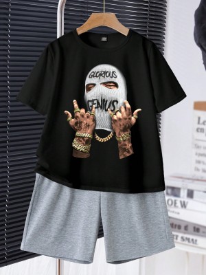 Dwuczęściowy komplet szorty t-shirt (8L)