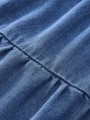 Jeansowa mini sukienka (XS)