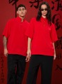 Czerwona bluzka unisex (XS)