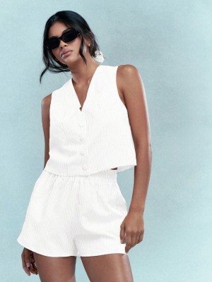 Biały komplet trzyczęściowy (S)