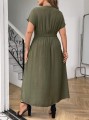 Koszulowa midi sukienka (2XL)