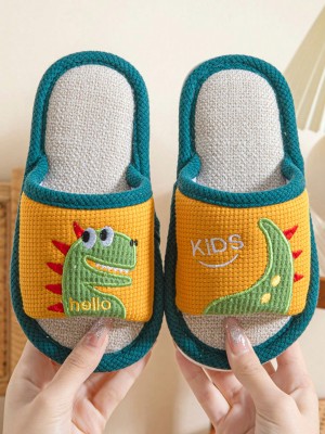 Kolorowe pantofle hafty (26-27)