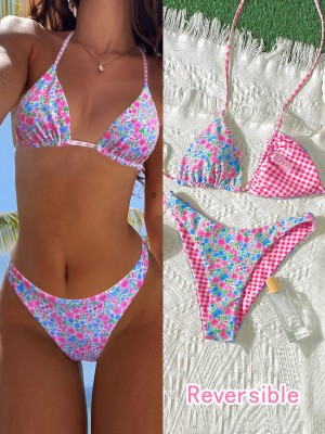 Dwustronne bikini figi biustonosz (M)