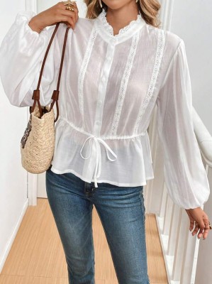 Biała koszula hafty (XS)