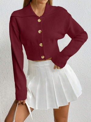 Krótki kardigan kołnierz (L)