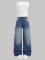 Dwuczęściowy komplet jeansy top (14L)