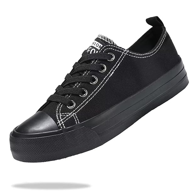 Czarne wsuwane trampki (35)