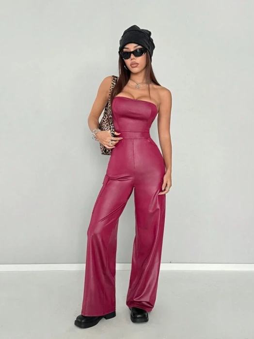 Woskowany kombinezon bez rękawów (M)