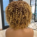 Dwukolorowa peruka afro