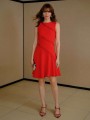 Czerwona sukienka bez rękawów (M)