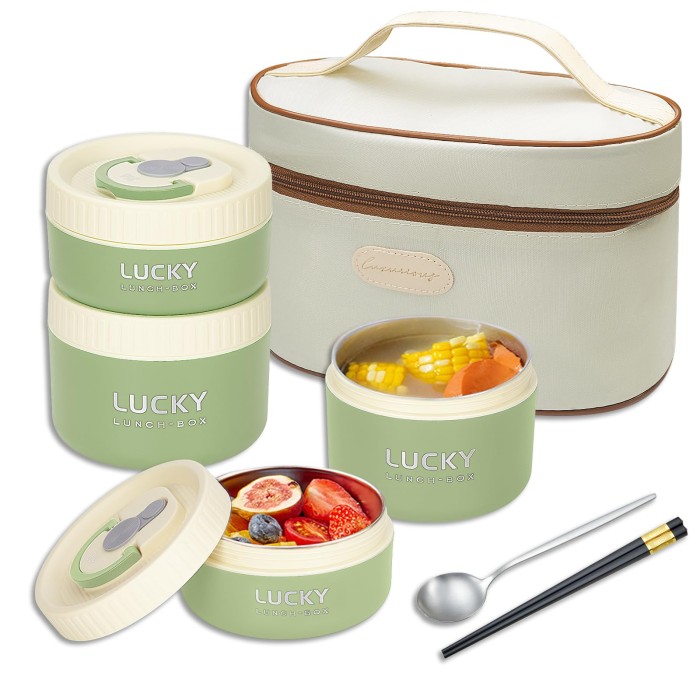 Zestaw lunchboxów torba termiczna