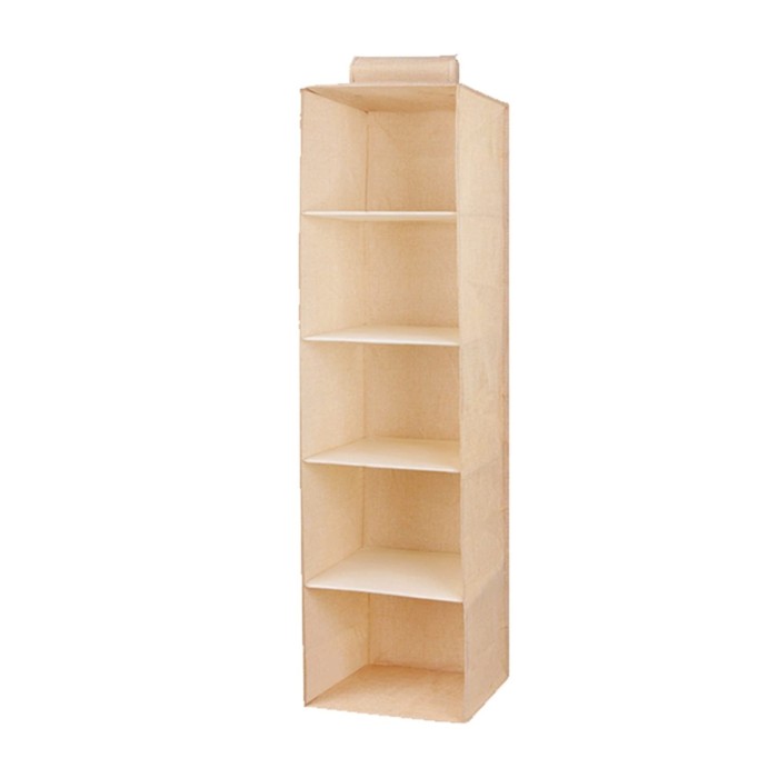 Beżowy wiszący organizer