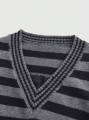 Dwukolorowy sweter paski (0XL)