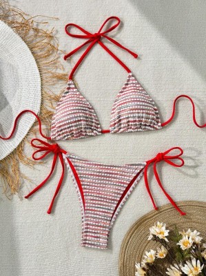 Dwuczęściowe wiązane bikini (L)