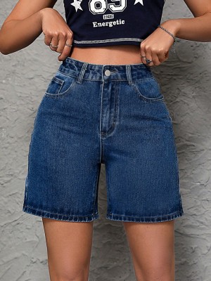 Niebieskie jeansowe spodenki (XXS)