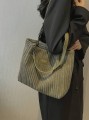 Aksamitna torebka khaki
