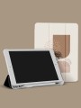 Ecru etui iPad 8th nadruk