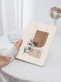 Ecru etui iPad 8th nadruk