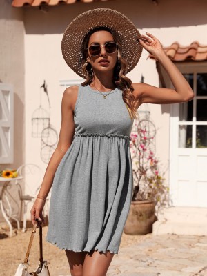 Szara melanżowa sukienka (L)