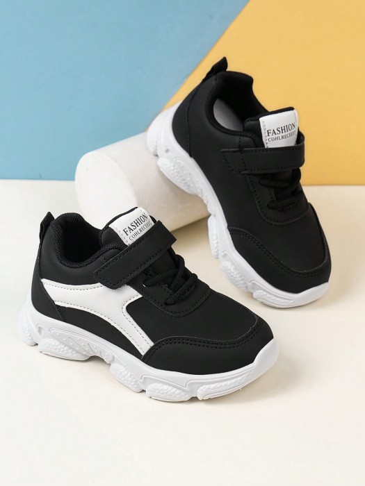 Czarne sportowe buty rzepy (28)