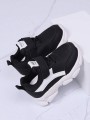 Czarne sportowe buty rzepy (28)
