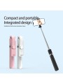 Czarny selfie stick statyw 2w1
