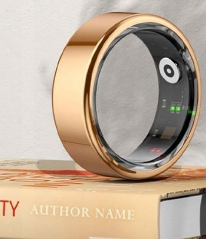Złoty pierścień smart ring