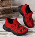 Czerwone wsuwane sportowe buty (32)