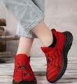 Czerwone wsuwane sportowe buty (32)