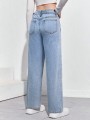 Niebieskie proste jeansy (10-11L)