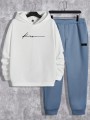 Dwukolorowy komplet spodnie bluza (3XL)