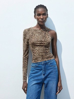 Wzorzysty asymetryczny top (XS)