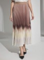 Plisowana spódnica dwukolorowa (L)