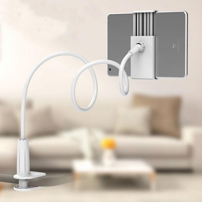 Biały uchwyt na telefon