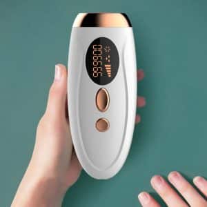 Biały laserowy depilator