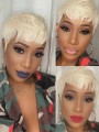 Krótka blond peruka