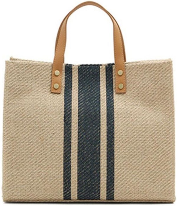 Beżowa torebka płócienna