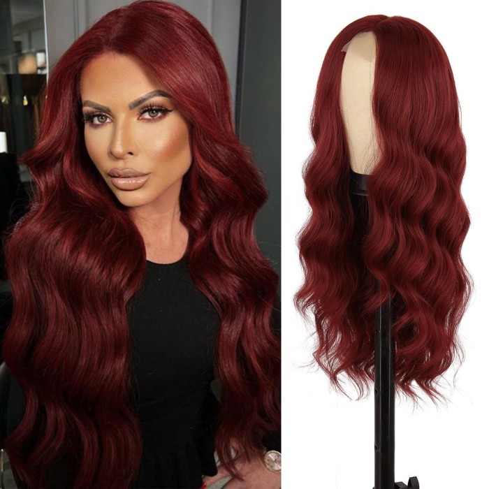 Falowana peruka długie włosy