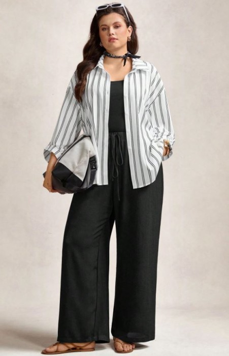 Casualowy zestaw trzyczęściowy (4XL)