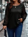 Luźna bluzka długie rękawy (1XL)