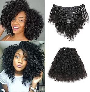 Czarne kręcone treski afro