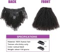 Czarne kręcone treski afro