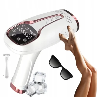 Biały depilator laserowy IPL